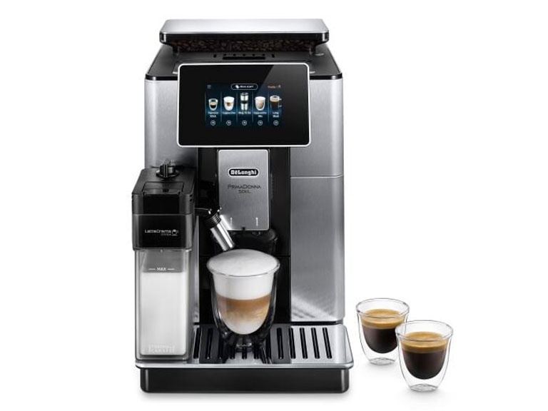 MÁY PHA CÀ PHÊ TỰ ĐỘNG Delonghi PrimaDonna Soul ECAM610.75.MB