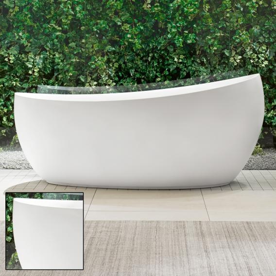 Villeroy & Boch Aveo Bồn tắm hình bầu dục đá trắng thế hệ mới, với bộ ba Multiplex (UBQ194AVE9T1V-RW)