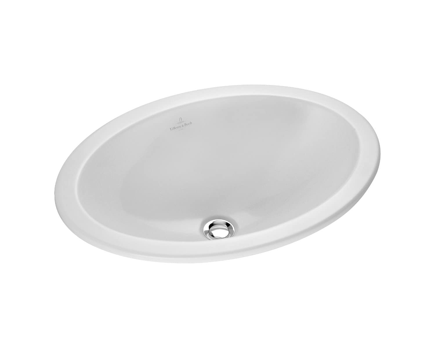 CHẬU RỬA DƯƠNG VÀNH VILLEROY & BOCH LOOP AND FRIENDS, 505 x 360 x 185 mm,